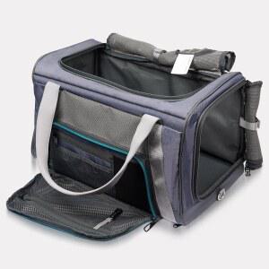 야외 벵갈 제플린 캐리어 승인 여행용 최고 자동차 소프트 또는 캐리어 대형 TSA U2013 반려동물 오프닝 캐리어 블랙 항공사 소형 고양이 비행기