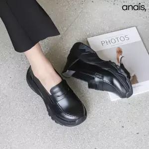 [아나이스] 국내제작 볼드 플랫폼 키높이 로퍼 6cm_26S161