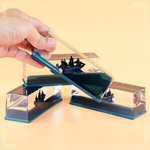 [2개구성] 가라앉지않는크루즈 오일 카페 인테리어 워터볼 해적선 AWAC778D