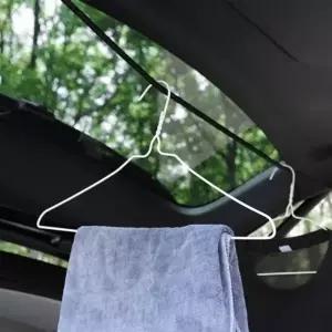 차량용 옷걸이 행거 캠핑 차박 로프 빨래줄 후크형