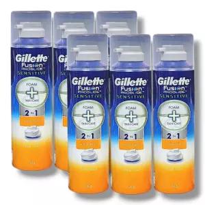 질레트 퓨전 프로글라이드 센서티브 액티브 2in1 스포츠 폼 245g x 6개