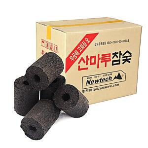 뉴테크 야자숯10봉지한박스 캠핑 1kgX10봉지 뉴테크 비비큐 닭 비어캔 FAW762F5F