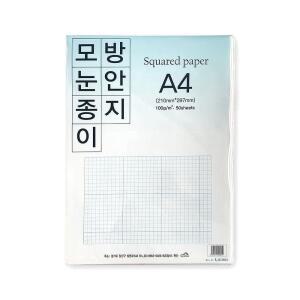 [2개구성] 모조 방안지 A450매 100g 제도지 모눈종이 HW8DC734