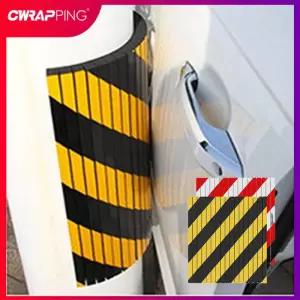 차고 벽 보호대 폼 가장자리 코너 범퍼 자동차 스티커 외부 스크래치 경고 보호