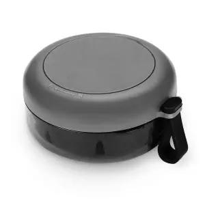 틀니 케이스 완벽한 여행을 위한 확실히 새지 않는 목욕 상자 스트레이너와 자기 거울이 있는 컵 리테이너