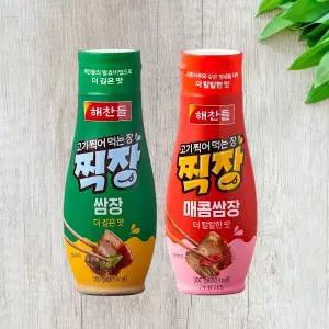 해찬들 찍장 쌈장 더 깊은맛 300g+더 칼칼한맛 300g