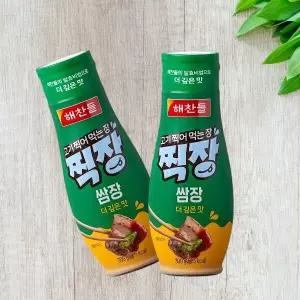 해찬들 찍장 쌈장 더 깊은맛 300g x 2개 / 고기 찍어먹는장