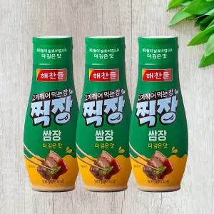 해찬들 찍장 쌈장 더 깊은맛 300g x 3개 / 고기 찍어먹는장
