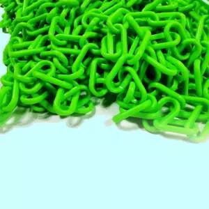 녹색안전 플라스틱 형광초록색 차단봉 안전용품 50M 차단 안전줄