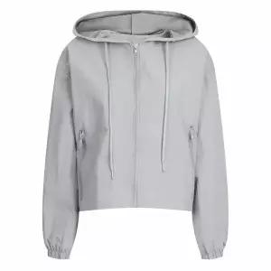 [하프클럽/샵앤]여성 데일리 후드 바람막이 간절기 점퍼 EGG-WJP-20776-그레이