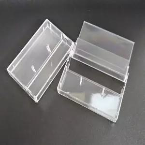 미디어보관함 투명 카세트 테이프 케이스 하드 플라스틱 수납 정리함