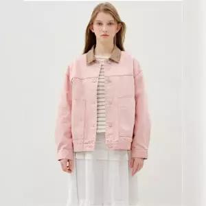 [롯데백화점]올리브데올리브 배색 카라 포켓 데님 점퍼 OE6SM2570