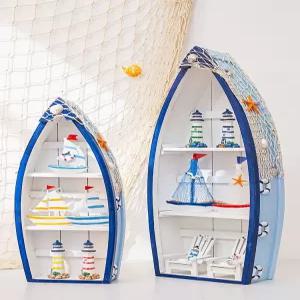 해변 인테리어 배모형 보트 핸들 바닷가 선박 거실