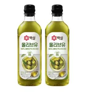 올리브유 900ml 2개