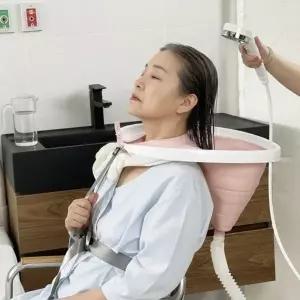 접이식 머리감기 노인 임산부 세발기 머리감기기 샴푸 목욕보조기구
