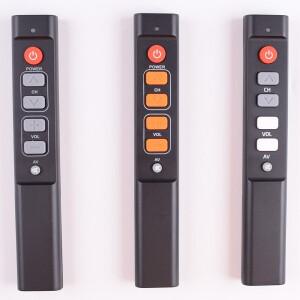 TV STB DVD DVB Box HIFI 6개의 큰 버튼 범용 컨트롤러용 스마트 호환 학습 원격 제어   사용