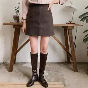 [다잇템]여자 딱붙는 슬림핏 셋업 겨울치마 미니스커트_P330904472