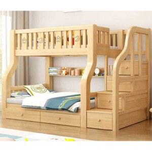 이층침대 분리형 성인용 프레임만 계단형 기숙자 기숙사용 층침대 2층 철재침대