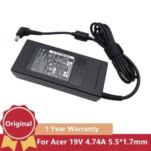 ACER 19V 4.74A ADP-90SB BB 노트북 AC 어댑터 충전기 ASPIRE V3-571G 4741G 4752G DB PA-1900-32 24 04