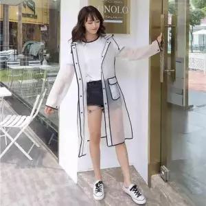 [다잇템]여자 레인코트 우기 엣지 콘트라스트 장마 점퍼_P334751906