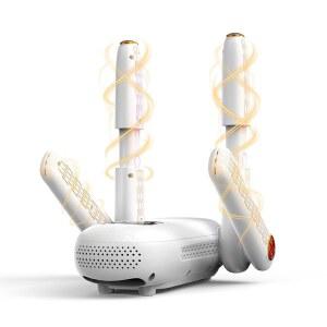 이스초이스 부츠 드라이어, 신발 건조기, 전기 장갑 워머 | 부스트 모드, 타이머가 있는 4파이프, 자외선 및 냄새 흡수, 스키 부츠, 신발, 장갑, 양말, 모자를 위한 조용한 휴대용