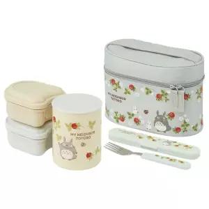 [아트박스]/문구앤토이스 토토로 산딸기 스텐 보온 도시락 560ml (포크포함)