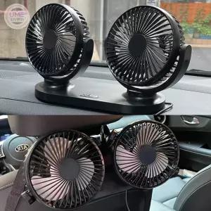 차량용 선풍기 360도 듀얼 서큘레이터 3단 USB 캠핑 차박