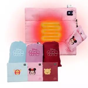 썸썸 사무실 온열방석 디즈니 엉따 캐릭터 히터 온열쿠션 전기