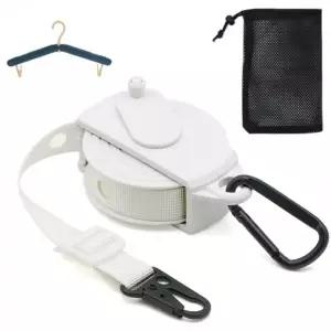 ACEPEED 차량용 캠핑용 휴대용 멀티 로프 데이지체인 C131 화이트+옷걸이1개