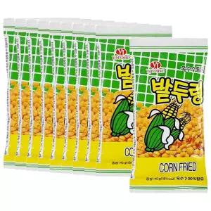 추억의 간식 밭두렁 45g 10개 옥수수 불량식품 간식