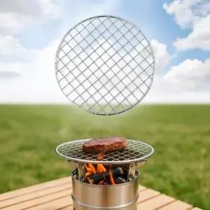 헬로그릴 304스텐 원형 미니 석쇠 18cm 캠핑 그릴망