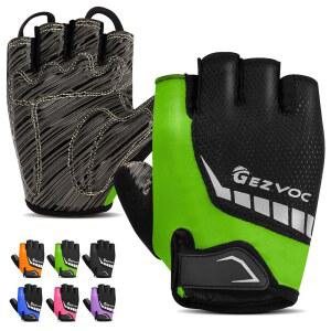 충격 흡수 패드 추가 그립 착용감 가벼운 무게 남녀 산악 자전거용 통기성을 갖춘 GEZVOC 사이클링 장갑