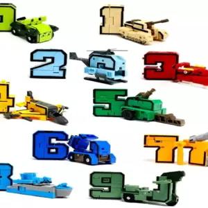 숫자로봇 숫자 변신 합체로봇(20개)