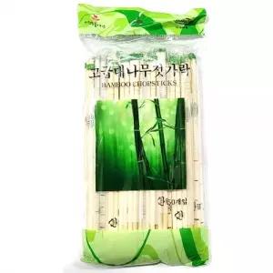 대나무 소재로 만든 개별포장 캠핑 행사 젓가락 50입