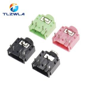 10PCS PJ-307 3.5mm 스테레오 잭 소켓 오디오 커넥터 PCB 3F07