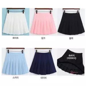 여성치마 스스커트 5컬러 주름치마wxy758