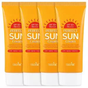 터치미 퍼펙트 톤업 썬크림 60ml 4개 (SPF50+ PA+++)