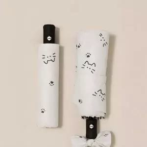 양우산 고양이 우산 암막 양산 접이식 3단양우산 자동우산 휴대용 귀여운 고양이양산