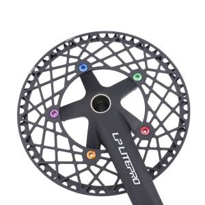 라이트프로 접이식 자전거 싱글 체인링 볼트 5개 MTB 산악 크랭크셋 나사 체인휠 스프라켓 너트