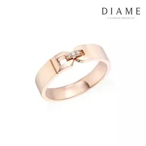 이터널 유니티 18K골드 다이아몬드 커플링 여성용) UGDRF1017W