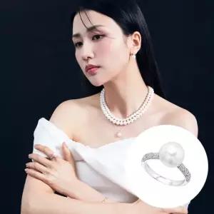 [10mm담수진주] 아이리스 이레네 18K골드 담수진주 반지 PSC06161R