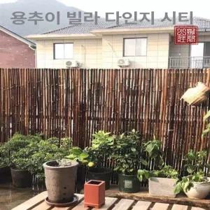 팬스 가림목 목재 마당 울타리 파티션 전원주택 대나무 가림막 펜스 정원 칸막이 방부목