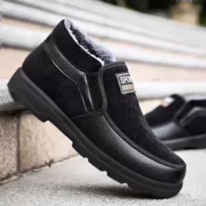남자캔버스화 캐주얼 남자 방한화 털안감 겨울 외출 신발 털신