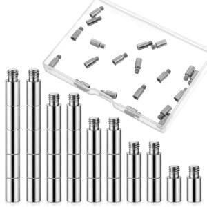 바인딩 앨범 액세서리를 위한 30PCS 스크랩북 포스트 및 나사 0.47인치 교체 후 리필 가능한 사진 공예 DIY 페이지