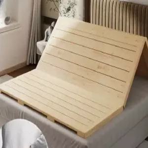 나무깔판 원목 접이식 평상형 프레임 침대 매트리스 받침