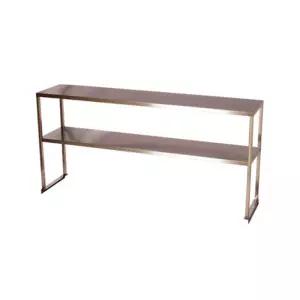 키스템 SUS201 KSU18 반찬테이블 단체급식 상부선반 1800mm 올 스테인리스 주방테이블