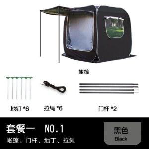 차박 도킹텐트 후면 차량후면 스타렉스 꼬리텐트 어닝 자동 그린 코팅 텐트 300D