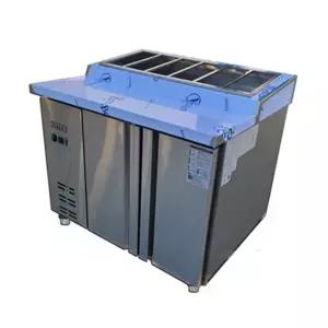 구내식당 스프링 도어 키스템 2도어 1/3밧드 테이블냉장고 반찬테이블냉장고