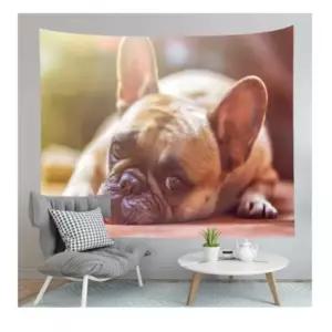 강아지 패브릭 포스터 가림막 커튼 가리개 커텐 바란스 가림천 천포스터