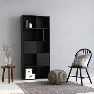 [마이모노샵][마이모노샵] 서재 사무실 거실 원목 서랍 선반 진열장 책꽂이 책장 병원 (17055074)